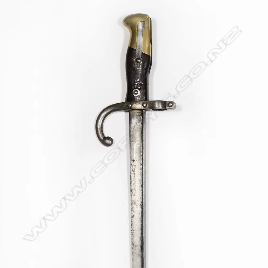 M1874 pattern bayonet with scabbard dated 1878 for GRA rifle. L.640mm Image 1++